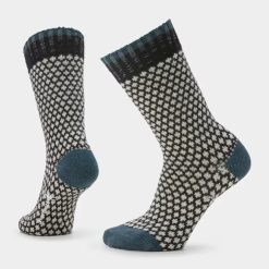 Smartwool Merino Socks Women's Everyday Cozy Popcorn Polka Dot Crew Socks