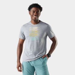 Smartwool Merino Socks Men's Winding Trail Active Short Sleeve Graphic Tee
