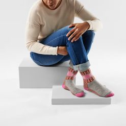 Alternative view of Smartwool Merino Socks Women's Everyday Cozy Snowflake Dream Crew Socks