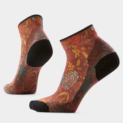 Smartwool Merino Socks Women's Bike Paisley Print Ankle Socks