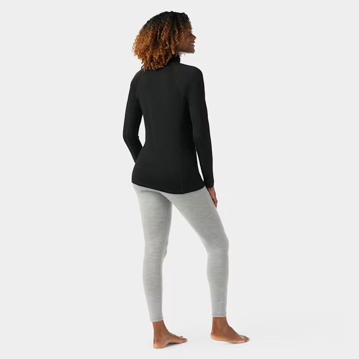 Smartwool Merino Socks Women's Classic All-Season Merino Base Layer 1/4 Zip - Image 3