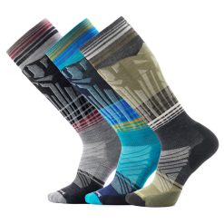 Smartwool Merino Socks Ski Summit Shot Over The Calf Trio Gift Box