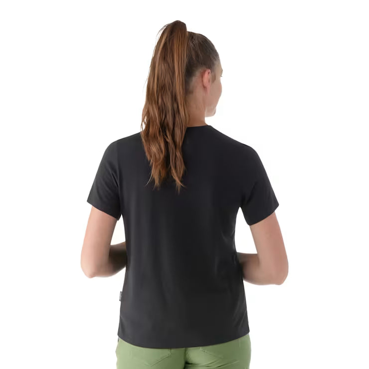 Smartwool Merino Socks Women's Perfect Crew Short Sleeve Tee - Image 2