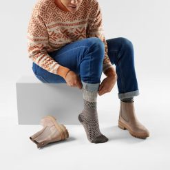 Alternative view of Smartwool Merino Socks Women's Everyday Cozy Popcorn Cable Crew Socks