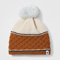 Alternative view of Smartwool Merino Socks Cable Knit Colorblock Pom Beanie