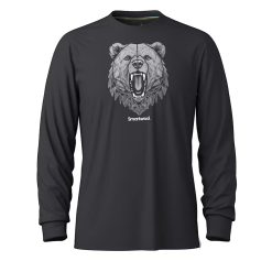 Alternative view of Smartwool Merino Socks Geometric Bear Long Sleeve Graphic Tee