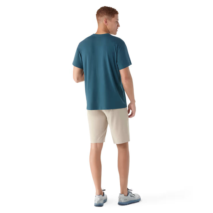 Smartwool Merino Socks Men's Perfect V-Neck Short Sleeve Tee - Image 2