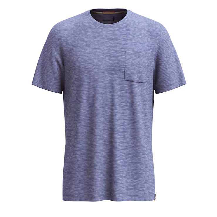 Smartwool Merino Socks Men's Merino Hemp Blend Short Sleeve Pocket Tee - Image 2