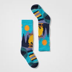 Smartwool Merino Socks Kids' Ski Sleigh Bear Over The Calf Socks