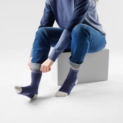 Alternative view of Smartwool Merino Socks Women's Everyday Cozy Popcorn Polka Dot Crew Socks