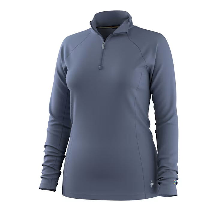 Smartwool Merino Socks Women's Classic All-Season Merino Base Layer 1/4 Zip - Image 2