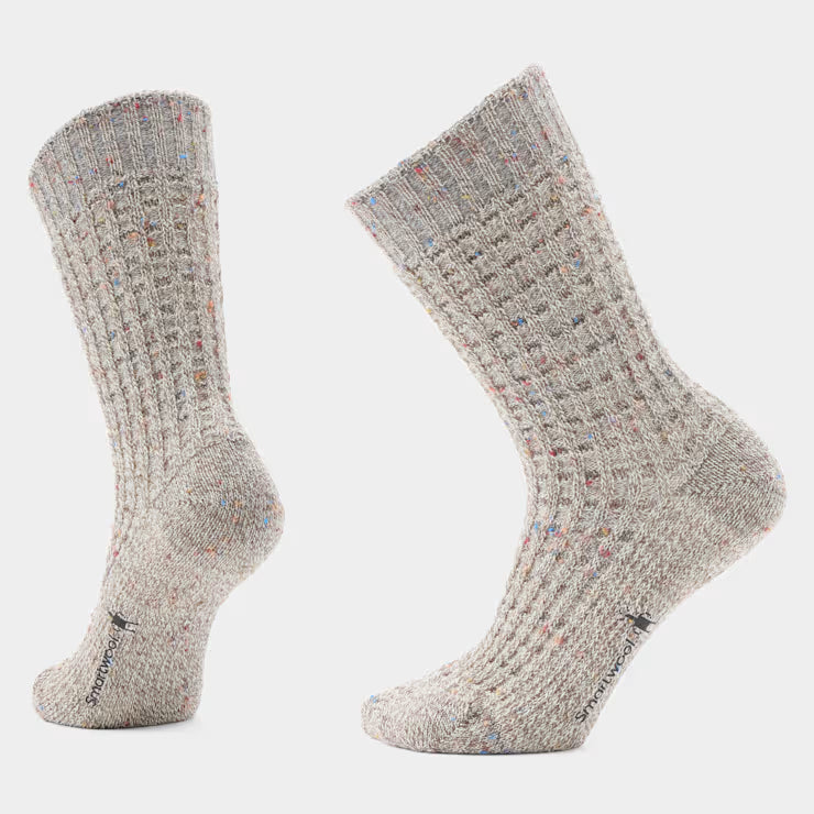 Smartwool Merino Socks Women's Everyday Cozy Waffle Press Crew Socks