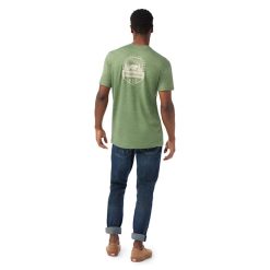 Alternative view of Smartwool Merino Socks Bear Trail Merino Hemp Blend Short Sleeve Graphic Tee