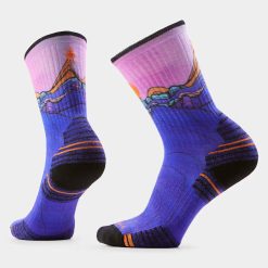 Smartwool Merino Socks Wome's Hike Mountain Sunrise Print Crew Socks