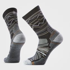 Smartwool Merino Socks Hike Mountain Range Pattern Crew Socks