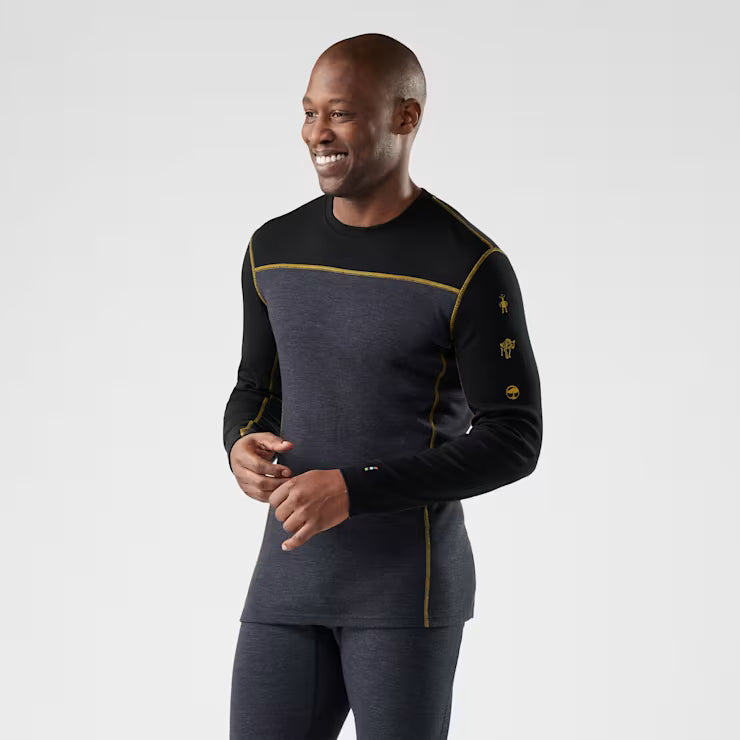 Smartwool Merino Socks Men's Classic Thermal Merino Base Layer Colorblock Crew
