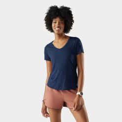 Smartwool Merino Socks Women's Active Ultralite V-Neck Short Sleeve