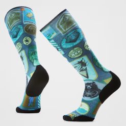 Smartwool Merino Socks Ski Explorer Print Over The Calf Socks