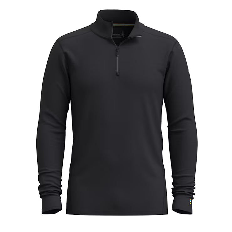 Smartwool Merino Socks Men's Classic All-Season Merino Base Layer 1/4 Zip - Image 2