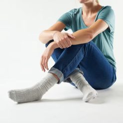 Alternative view of Smartwool Merino Socks Women's Everyday Slouchy Rib Tall Crew Socks