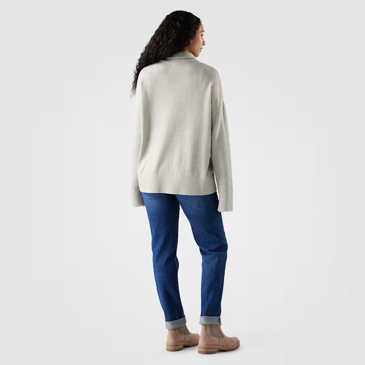 Smartwool Merino Socks Women's Edgewood Cowl Neck Sweater - Image 2