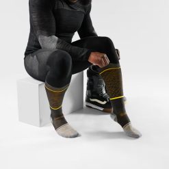 Alternative view of Smartwool Merino Socks Snowboard Retro Line Over The Calf Socks