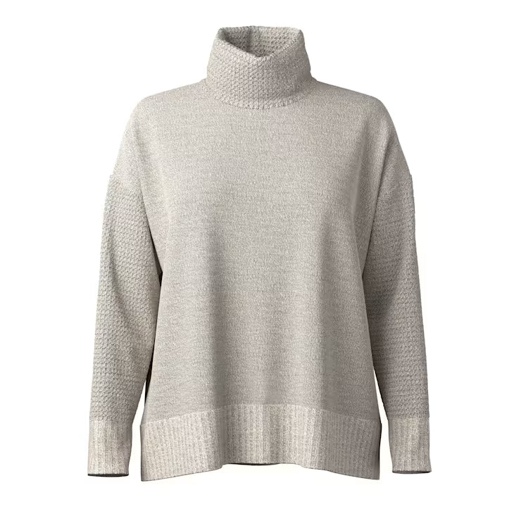Smartwool Merino Socks Women's Edgewood Cowl Neck Sweater - Image 4