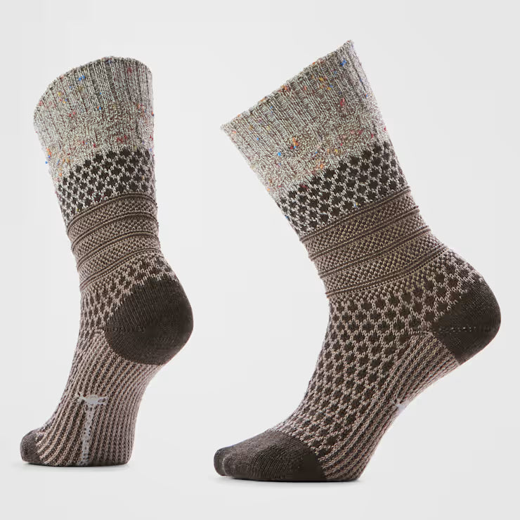 Smartwool Merino Socks Women's Everyday Cozy Popcorn Cable Crew Socks