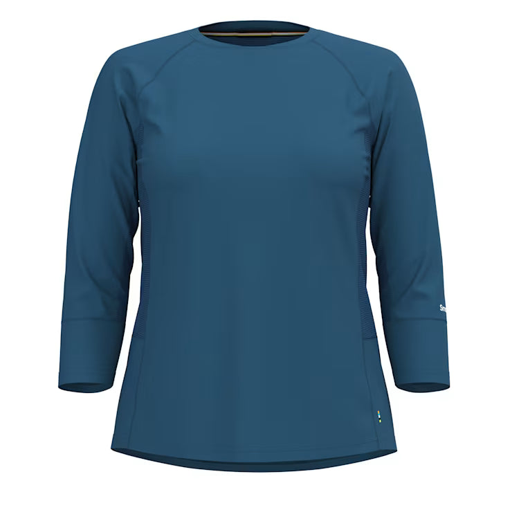 Smartwool Merino Socks Women's Mountain Bike 3/4 Sleeve Jersey - Image 4