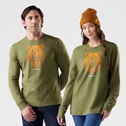 Smartwool Merino Socks Geometric Bear Long Sleeve Graphic Tee