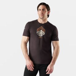 Smartwool Merino Socks Men's Peak Energy Active Short Sleeve Graphic Tee