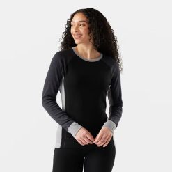 Smartwool Merino Socks Women's Classic Thermal Merino Base Layer Colorblock Crew