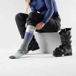 Alternative view of Smartwool Merino Socks Women's Ski Snowpocalypse Pattern Over The Calf Socks