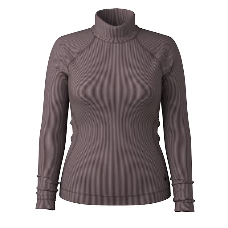 Smartwool Merino Socks Women's Thermal Merino Rib Turtleneck - Image 3