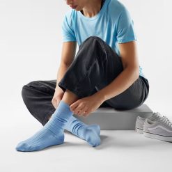 Alternative view of Smartwool Merino Socks Women's Everyday Slouchy Rib Tall Crew Socks