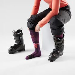 Alternative view of Smartwool Merino Socks Women's Ski Alpine Auroras Over The Calf Socks