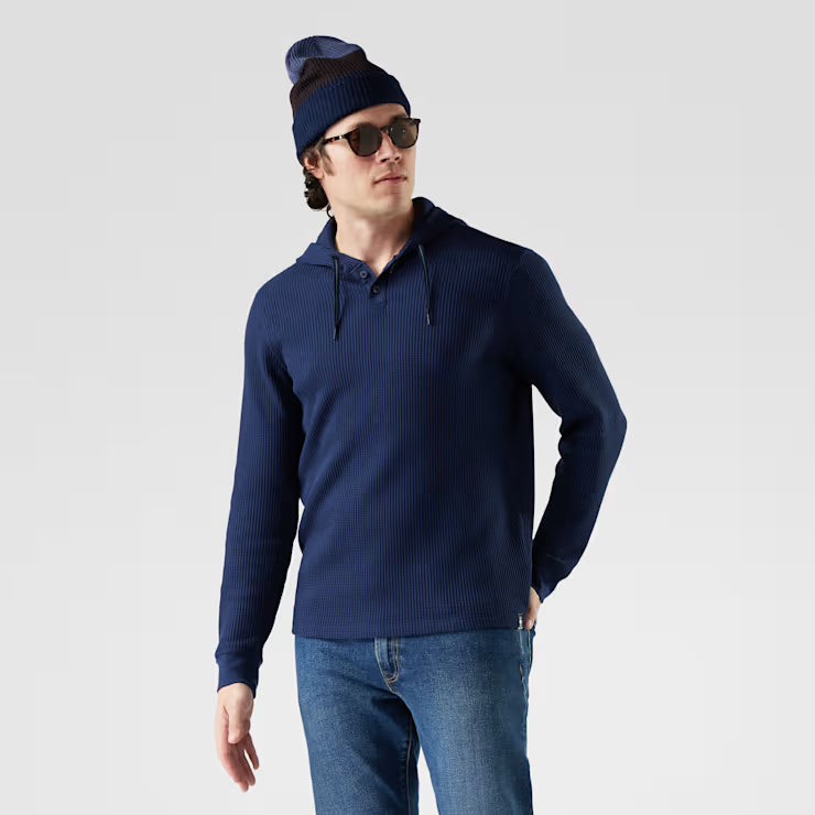 Smartwool Merino Socks Men's Waffle Henley Hoodie