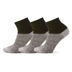 Smartwool Merino Socks Everyday Cable Ankle Socks 3-Pack