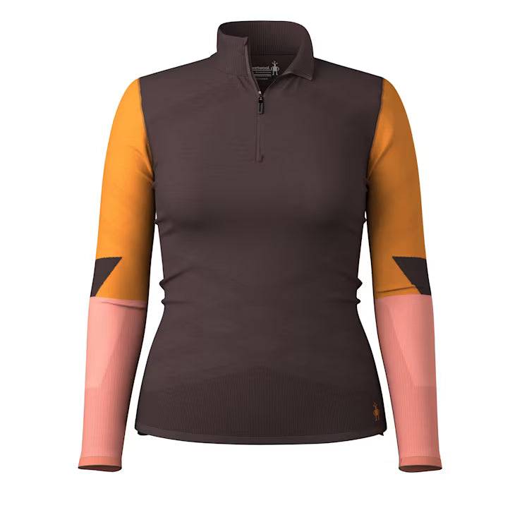 Smartwool Merino Socks Women's Intraknit? Thermal Merino Base Layer Colorblock 1/4 Zip - Image 4