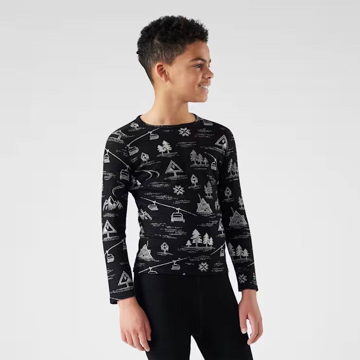 Smartwool Merino Socks Kids' Classic Thermal Merino Base Layer Crew - Image 2