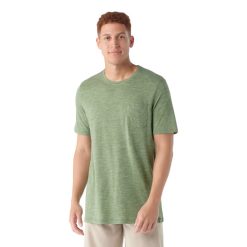 Smartwool Merino Socks Men's Merino Hemp Blend Short Sleeve Pocket Tee