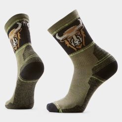 Smartwool Merino Socks Hike Bison Crew Socks