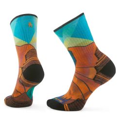 Smartwool Merino Socks Women's Hike Mountain Prism Print Crew Socks