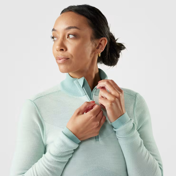 Smartwool Merino Socks Women's Intraknit? Thermal Max Merino Base Layer 1/4 Zip - Image 4