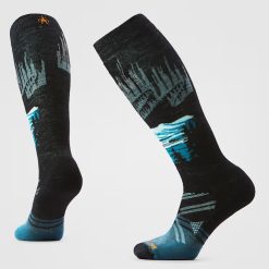 Smartwool Merino Socks Women's Ski Alpine Auroras Over The Calf Socks