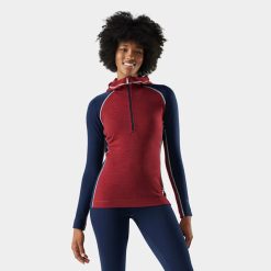 Smartwool Merino Socks Women's Classic Thermal Merino Base Layer 1/2 Zip Hoodie