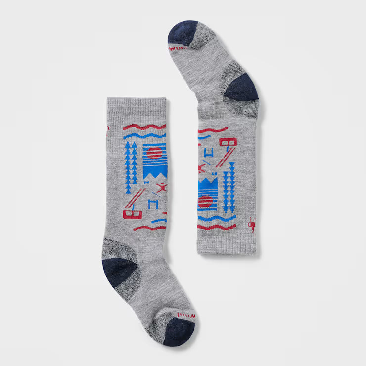 Smartwool Merino Socks Kids' Wintersport Ski Day Over The Calf Socks