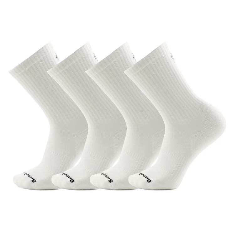 Smartwool Merino Socks Everyday Athletic Crew Socks 4-Pack