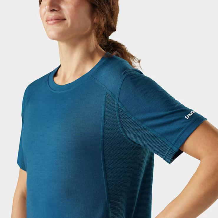 Smartwool Merino Socks Women's Mountain Bike Short Sleeve Jersey - Image 3
