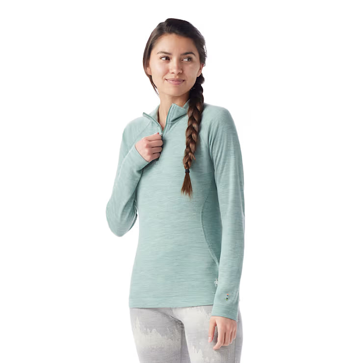 Smartwool Merino Socks Women's Classic Thermal Merino Base Layer 1/4 Zip